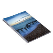 Twilight Sky Over Shoreline and Breakwater Notizblock (Rechte Seite)