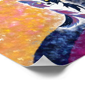 Twilight Sky Wolf Poster (Ecke)