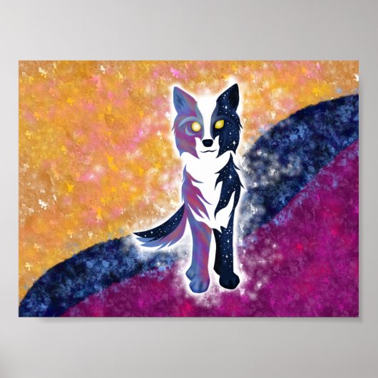 Twilight Sky Wolf Poster (Vorne)