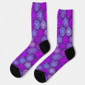 Twilight Snowfall Socken (Linkes Detail)