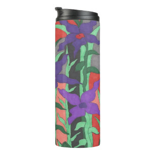 Twilight Sun Garden Floral  Thermosbecher