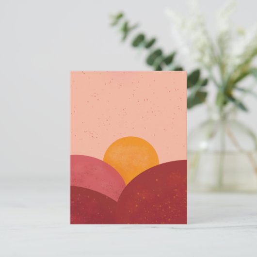 Twilight Sun Set Postkarten / Kunstdrucke (Stehend Vorderseite)