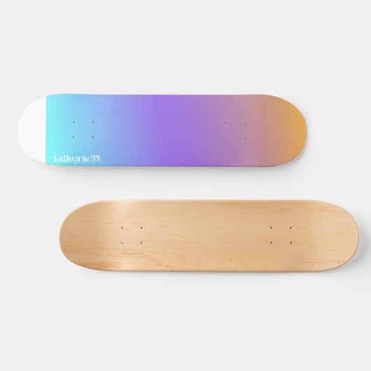 Twilight Sunset Skateboard (Horizontal)