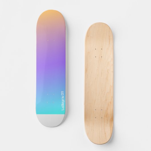 Twilight Sunset Skateboard (Vorderseite)
