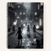 Twilight Tales on Cobblestone Notebook Notizblock (Vorderseite)