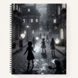 Twilight Tales on Cobblestone Notebook Notizblock