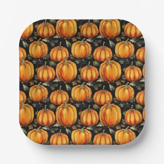 Twilight Tangle - Wiederholung der Spuk Ernte Pappteller (Vorderseite)