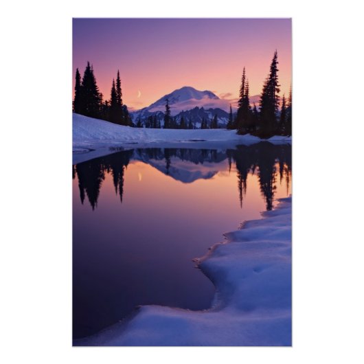 Twilight, Tarn und Crescent Moon Poster (Vorderseite)
