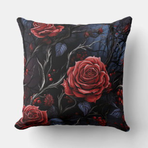 Twilight Thorns Botanical Kissen