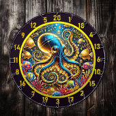 Twilight Tide Octopus Dartboard Dartscheibe