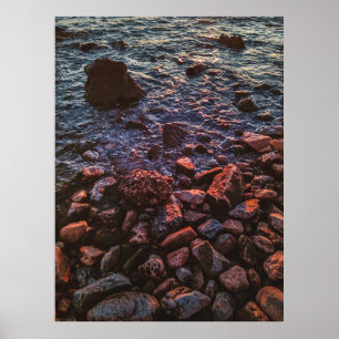 Twilight Treascape: Felsstrand Poster