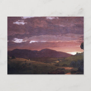 Twilight 'twixt day and night by Frederick Church Postkarte