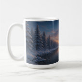 Twilight über den Winter Kaffeetasse (Links)