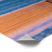 Twilight über Ushuaia Port Poster (Ecke)