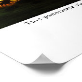 Twilight über Waikiki Poster (Ecke)