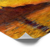 Twilight, Venedig von Claude Monet Poster (Ecke)