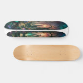 "Twilight-Verzauberung: Mythisches Waldskateboard Skateboard (Horizontal)