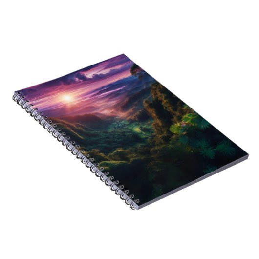 Twilight View Notebook Notizblock (Rechte Seite)