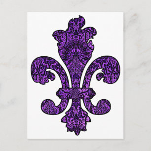 Twilight Violet Goth Postkarte