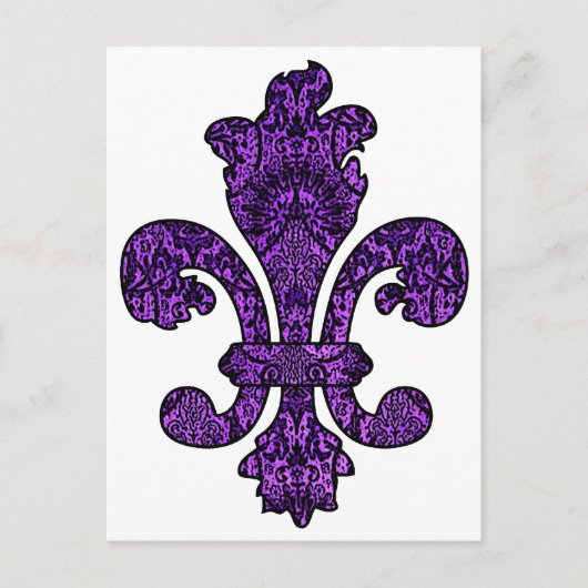 Twilight Violet Goth Postkarte (Vorderseite)