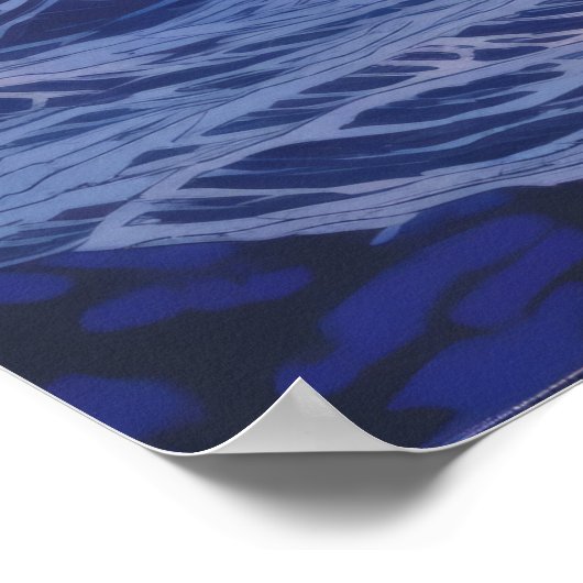 Twilight Waves Poster (Ecke)