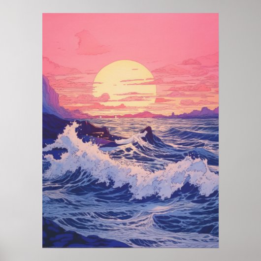 Twilight Waves Poster (Vorne)