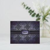 Twilight Wedding RSVP Card A Karte (Stehend Vorderseite)