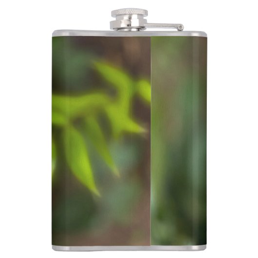 Twilight Weiße Lilie Flachmann (Rückseite)