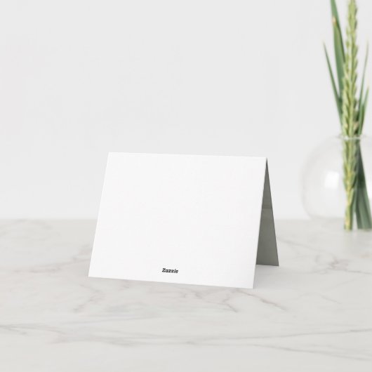 Twilight Whispers vom Wald Dankeskarte (Rückseite)