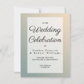 Twilight Whispers vom Wald Einladung (Rückseite)