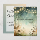 Twilight Whispers vom Wald Einladung (Vorne/Hinten)