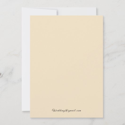 Twilight Whispers vom Wald Einladung (Rückseite)