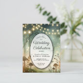 Twilight Whispers vom Wald Einladung (Stehend Vorderseite)