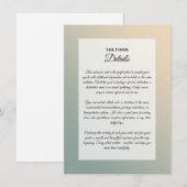 Twilight Whispers vom Wald Einladung (Vorne/Hinten)