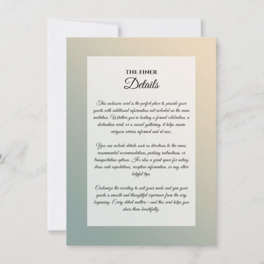 Twilight Whispers vom Wald Einladung (Vorderseite)