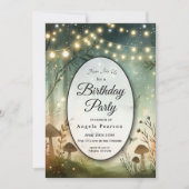 Twilight Whispers vom Wald Einladung (Vorderseite)