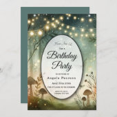 Twilight Whispers vom Wald Einladung (Vorne/Hinten)