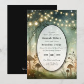 Twilight Whispers vom Wald Einladung (Vorne/Hinten)