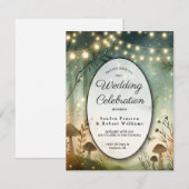 Twilight Whispers vom Wald Einladung (Vorne/Hinten)