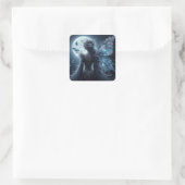 Twilight Wing Quadratischer Aufkleber (Tasche)