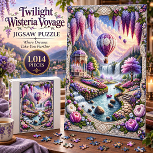 Twilight Wisteria Voyage 1.014-Teile-Puzzle Puzzle