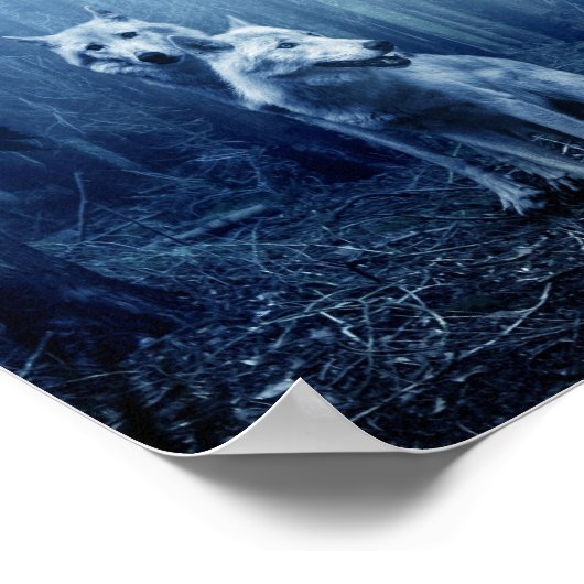 Twilight Wolves Poster (Ecke)