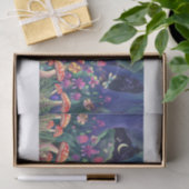 Twilight Woodland Fantasy, Whimsical Fairyland Seidenpapier (Geschenk)