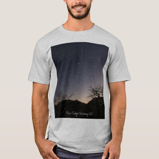 Twilite blaue Ridge Allee N.C. T-Shirt (Vorderseite)