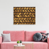 Twill Weave 1 Wrapped Canvas Leinwanddruck (Insitu (Wohnzimmer))
