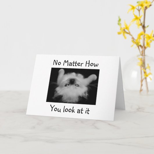 TWIN-*40* IST NICHT SO SCHLECHT, WENN WIR ES "GEME KARTE (Gelbe Blume)