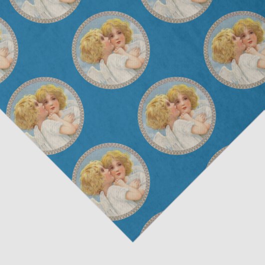 Twin Angels Tissue Paper Seidenpapier (Ausschnitt)