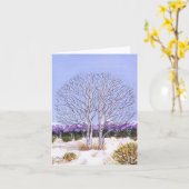 Twin Aspens Karte (Gelbe Blume)