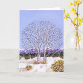 Twin Aspens Karte (Gelbe Blume)