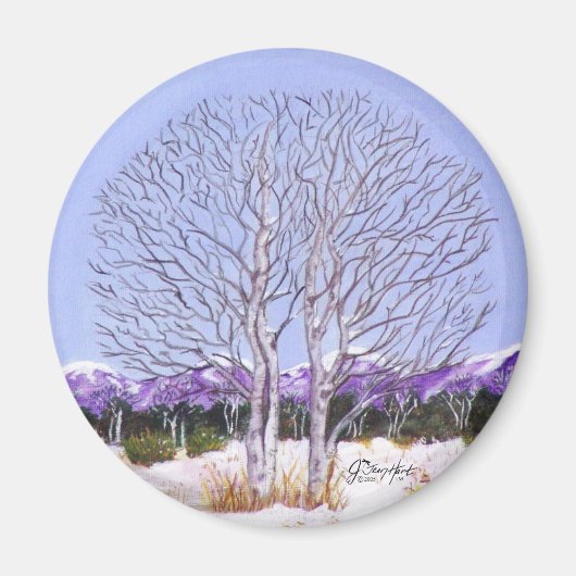Twin Aspens Magnet (Vorne)